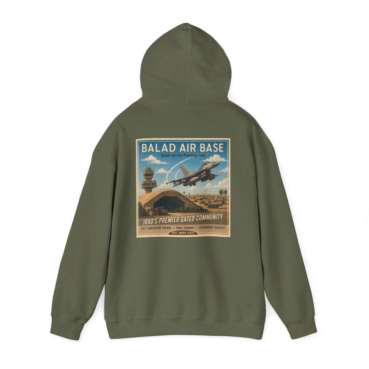 K-Factor Supply Co Balad Travel (Back Print) Hoodie