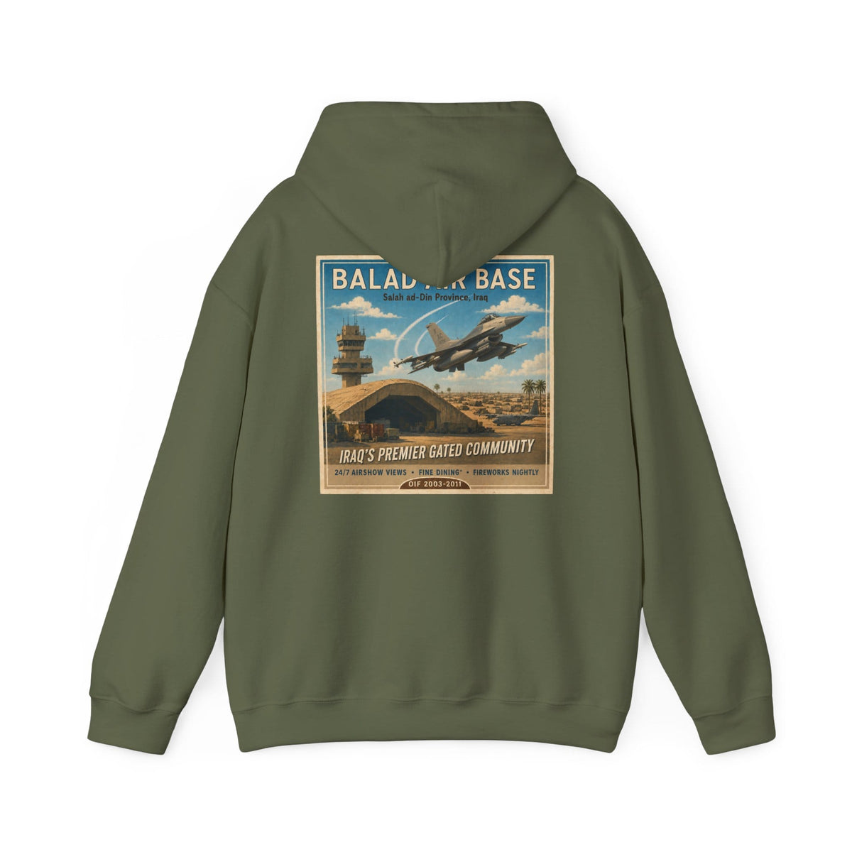 K-Factor Supply Co Balad Travel (Back Print) Hoodie