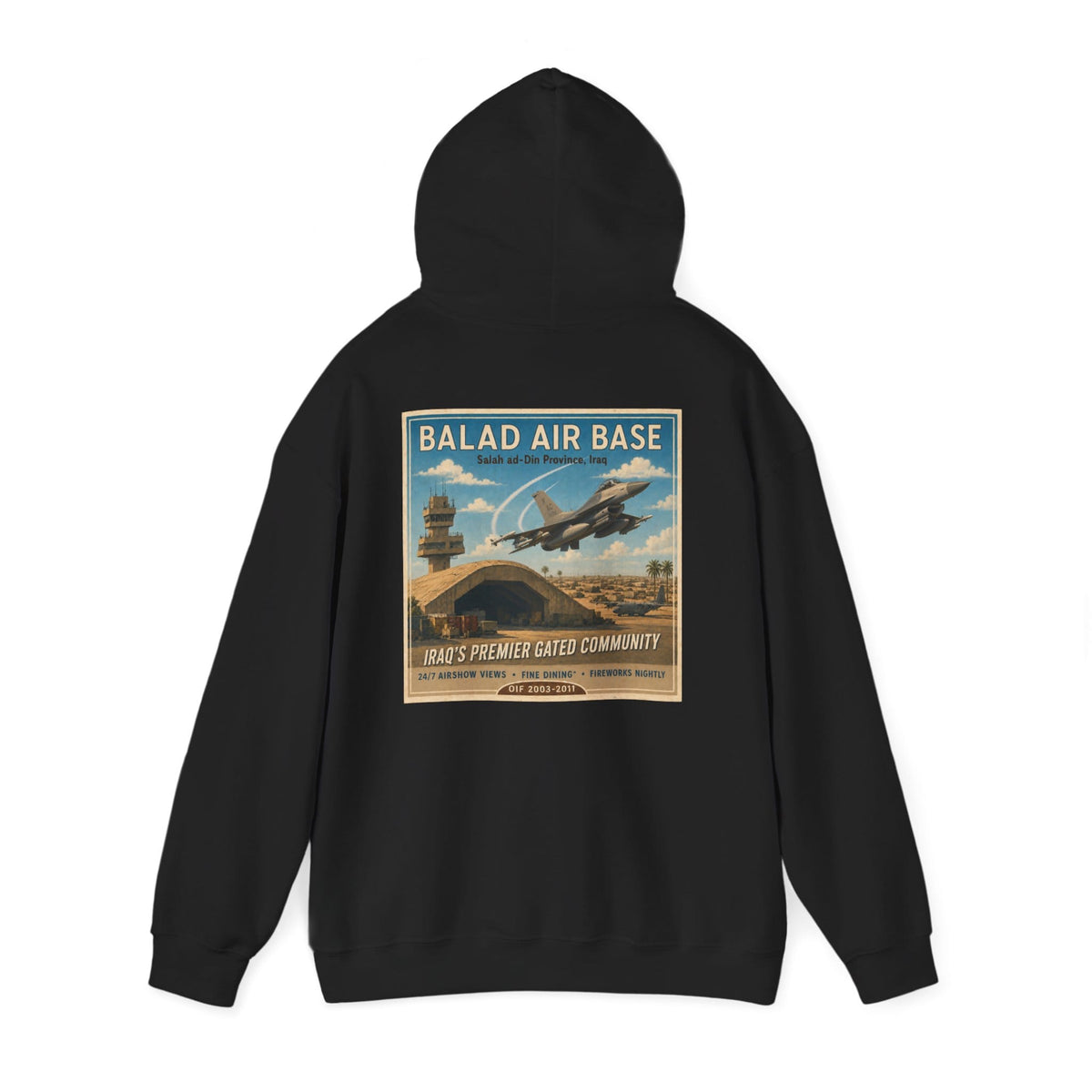 K-Factor Supply Co Balad Travel (Back Print) Hoodie