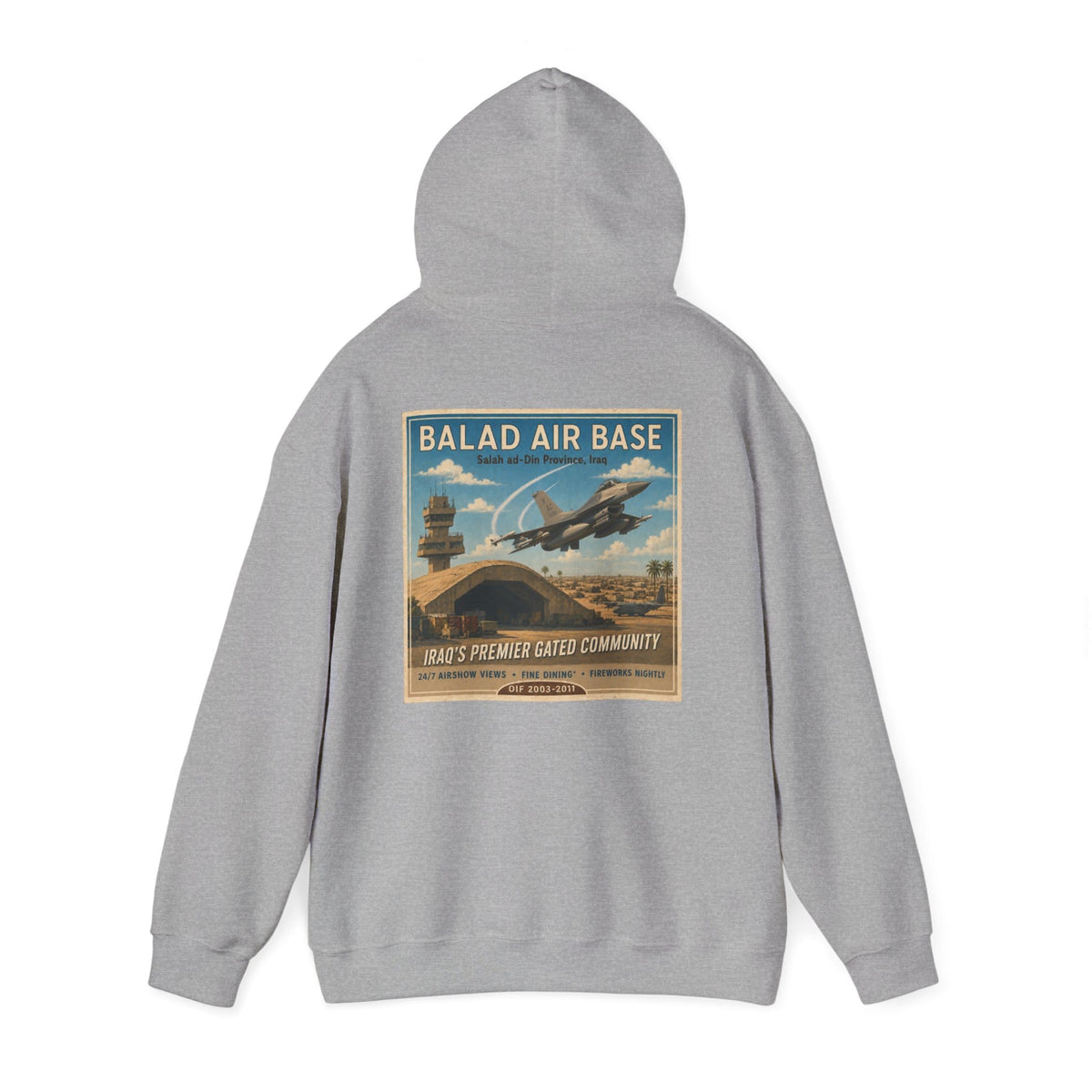 K-Factor Supply Co Balad Travel (Back Print) Hoodie