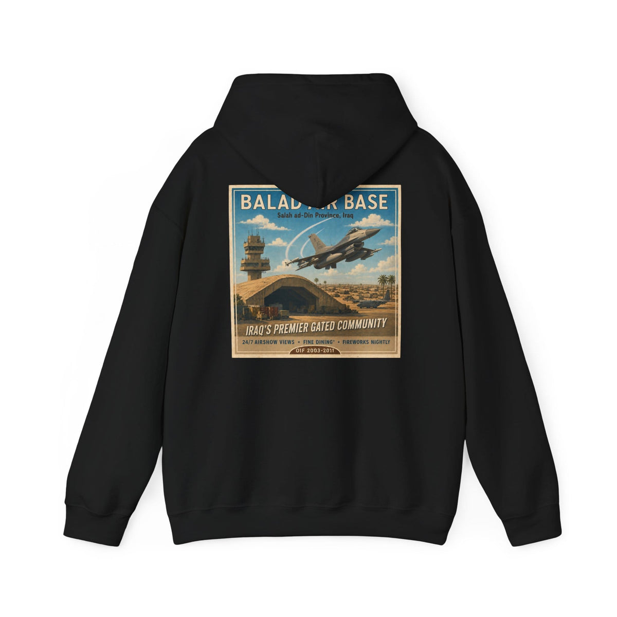 K-Factor Supply Co Balad Travel (Back Print) Hoodie