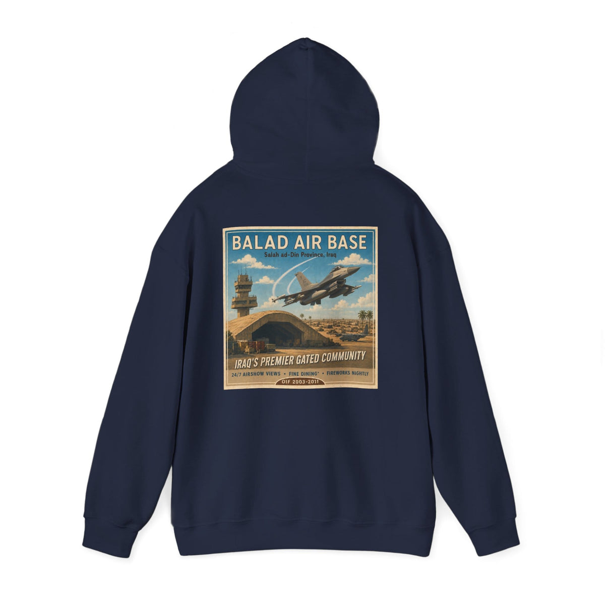 K-Factor Supply Co Balad Travel (Back Print) Hoodie