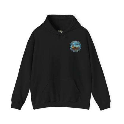 K-Factor Supply Co Balad Travel (Back Print) Hoodie Black / S