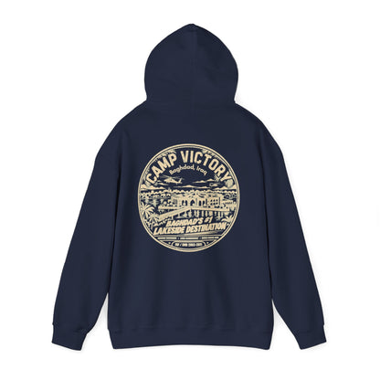 K-Factor Supply Co Camp Victory Lakeside Destination (Back Print) Hoodie