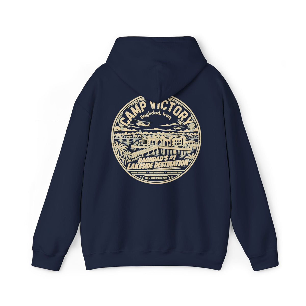 K-Factor Supply Co Camp Victory Lakeside Destination (Back Print) Hoodie