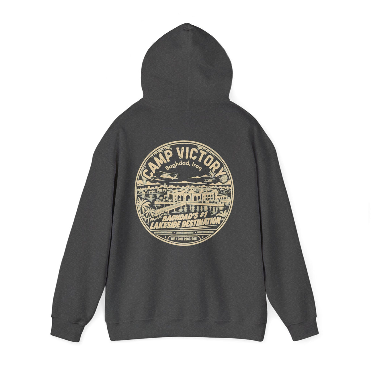 K-Factor Supply Co Camp Victory Lakeside Destination (Back Print) Hoodie