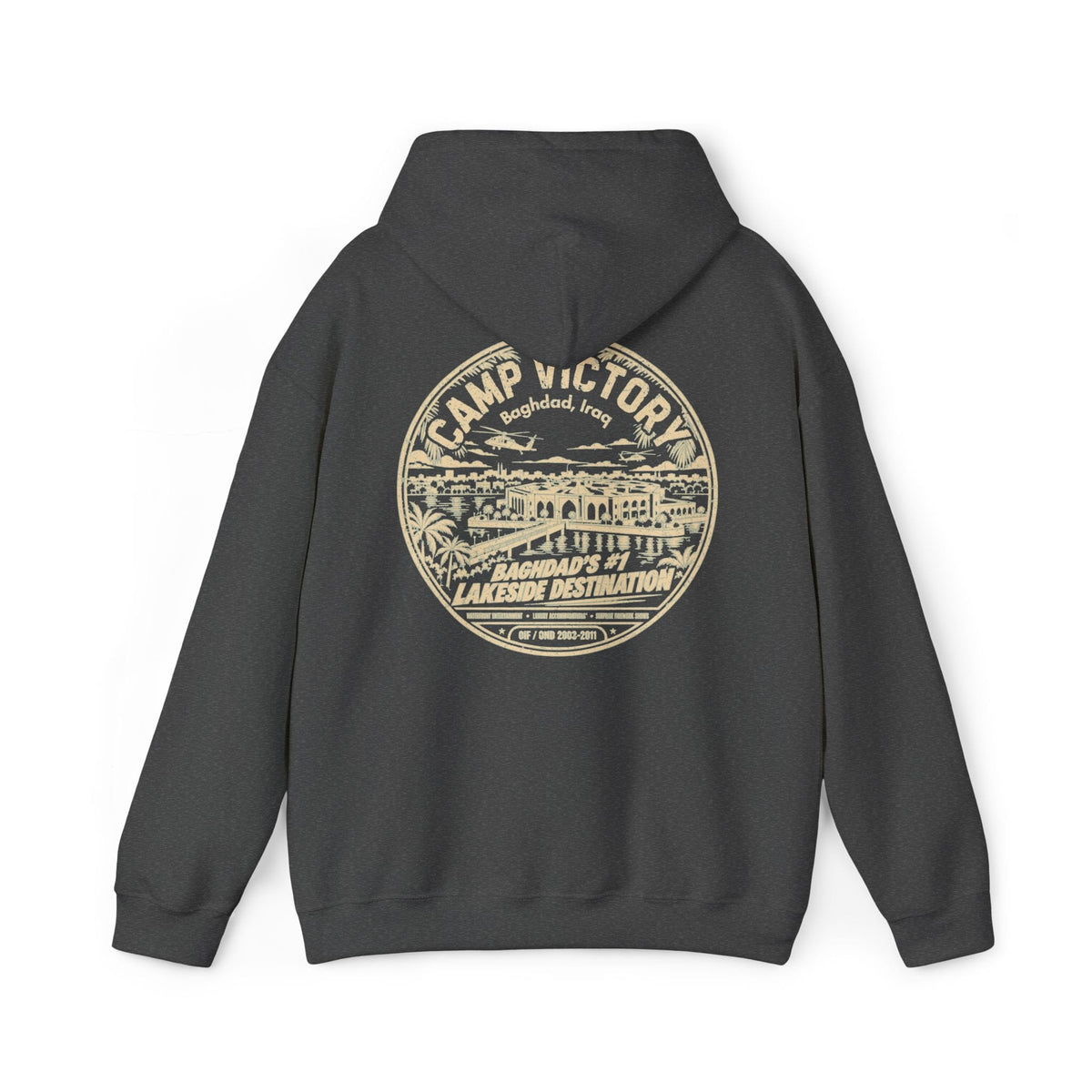 K-Factor Supply Co Camp Victory Lakeside Destination (Back Print) Hoodie