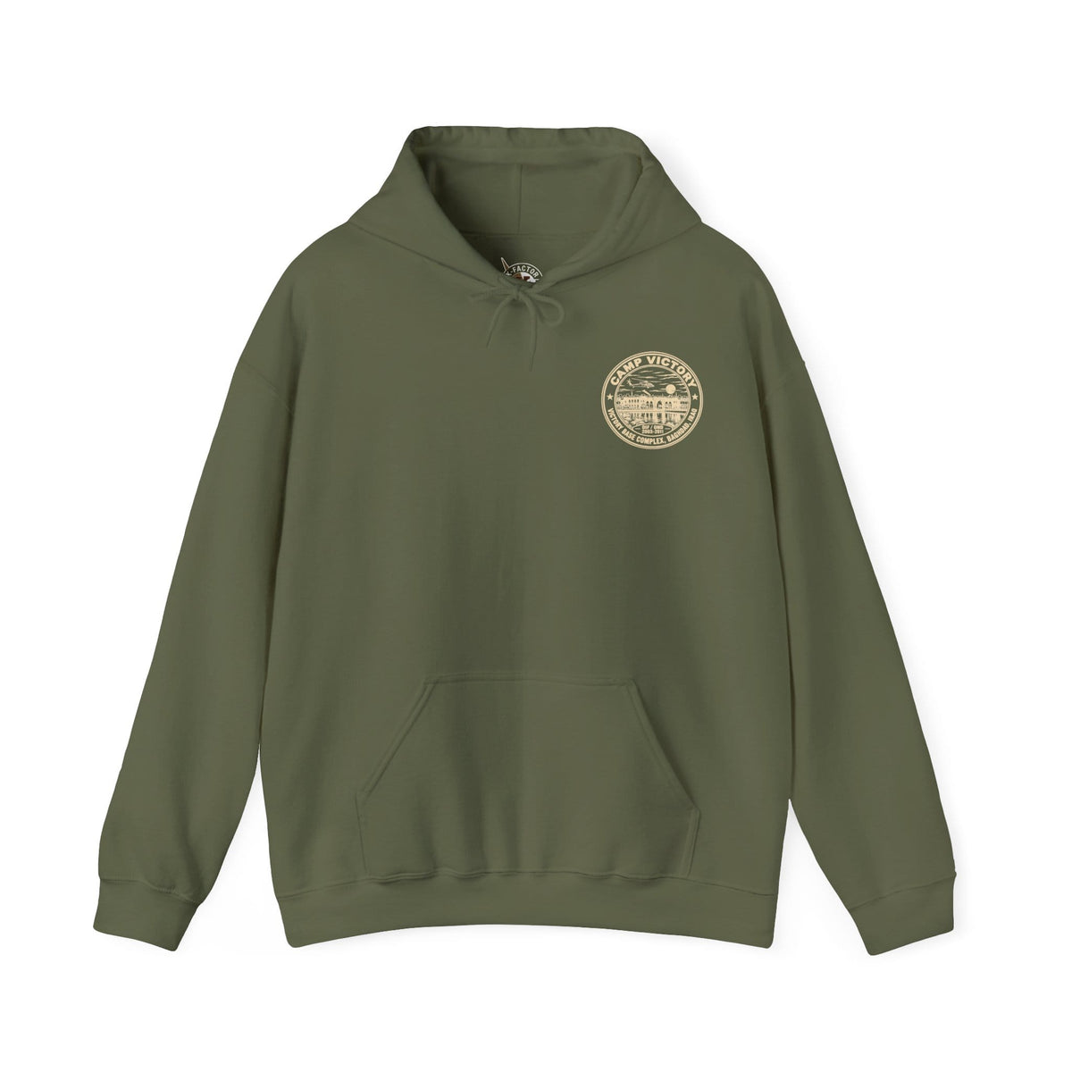 K-Factor Supply Co Camp Victory Lakeside Destination (Back Print) Hoodie
