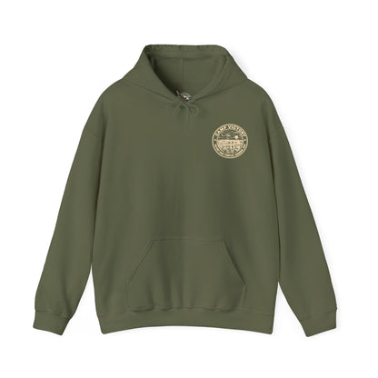 K-Factor Supply Co Camp Victory Lakeside Destination (Back Print) Hoodie