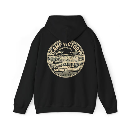K-Factor Supply Co Camp Victory Lakeside Destination (Back Print) Hoodie