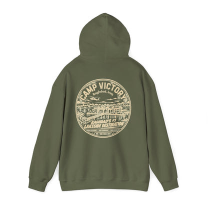 K-Factor Supply Co Camp Victory Lakeside Destination (Back Print) Hoodie