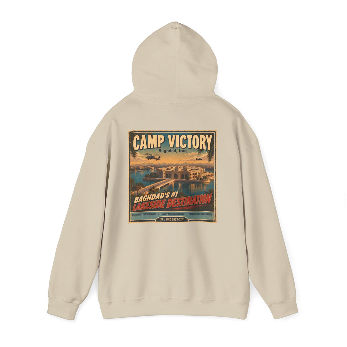 K-Factor Supply Co Camp Victory Travel (Back Print) Hoodie