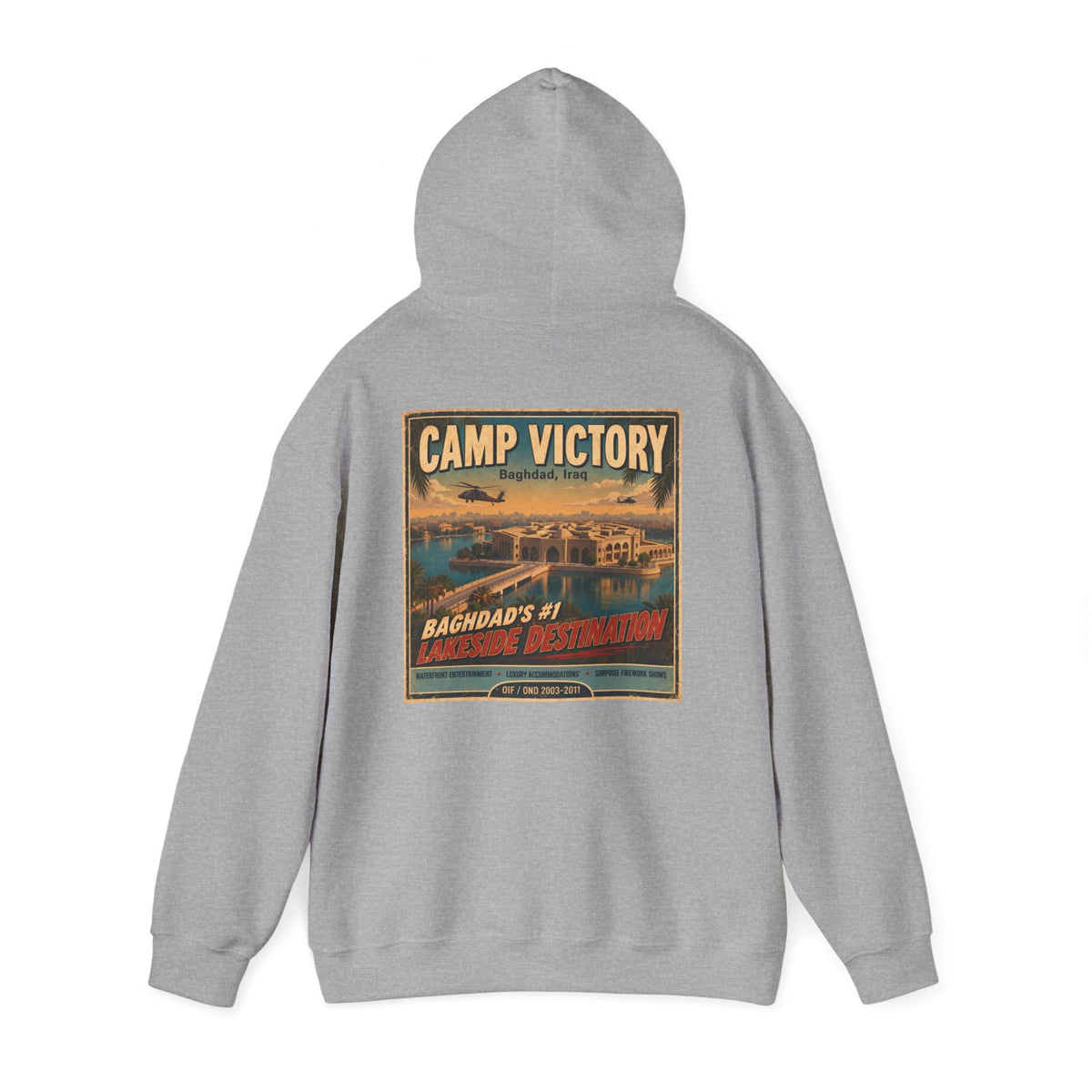K-Factor Supply Co Camp Victory Travel (Back Print) Hoodie