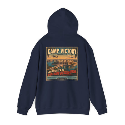 K-Factor Supply Co Camp Victory Travel (Back Print) Hoodie