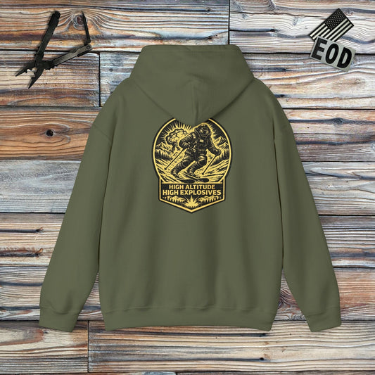 K-Factor Supply Co EOD TOTY High Altitude Hoodie Military Green / S