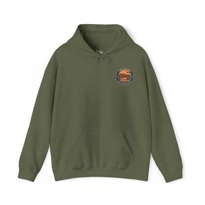 K-Factor Supply Co FOB Ghazni Travel (Back Print) Hoodie