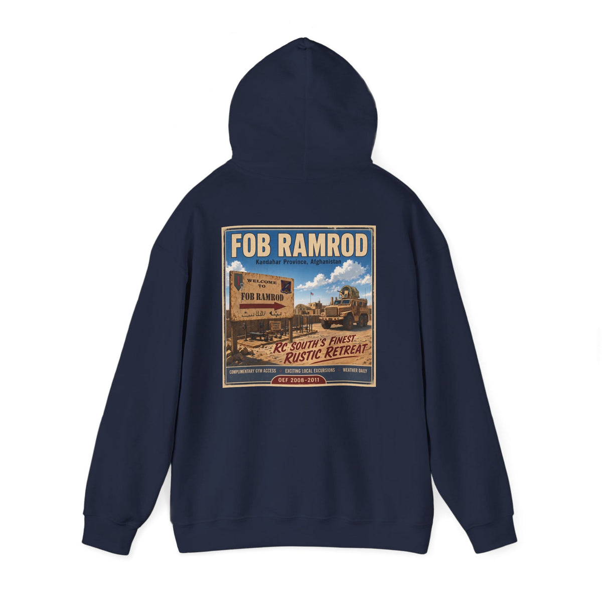 K-Factor Supply Co FOB Ramrod Travel [Back Print] Hoodie