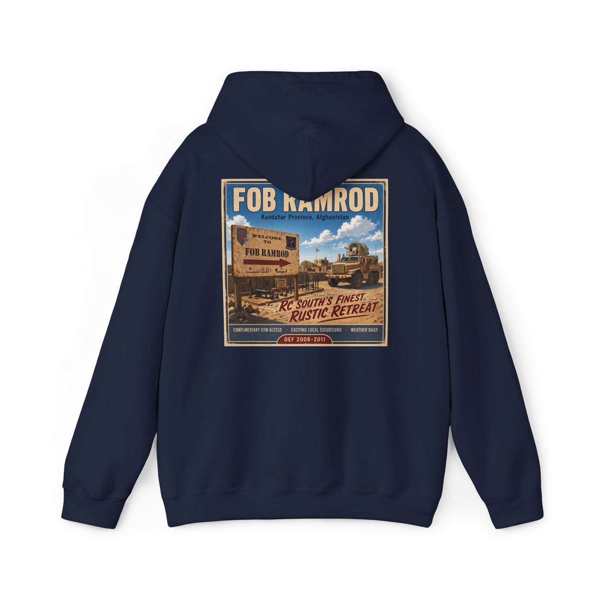 K-Factor Supply Co FOB Ramrod Travel [Back Print] Hoodie
