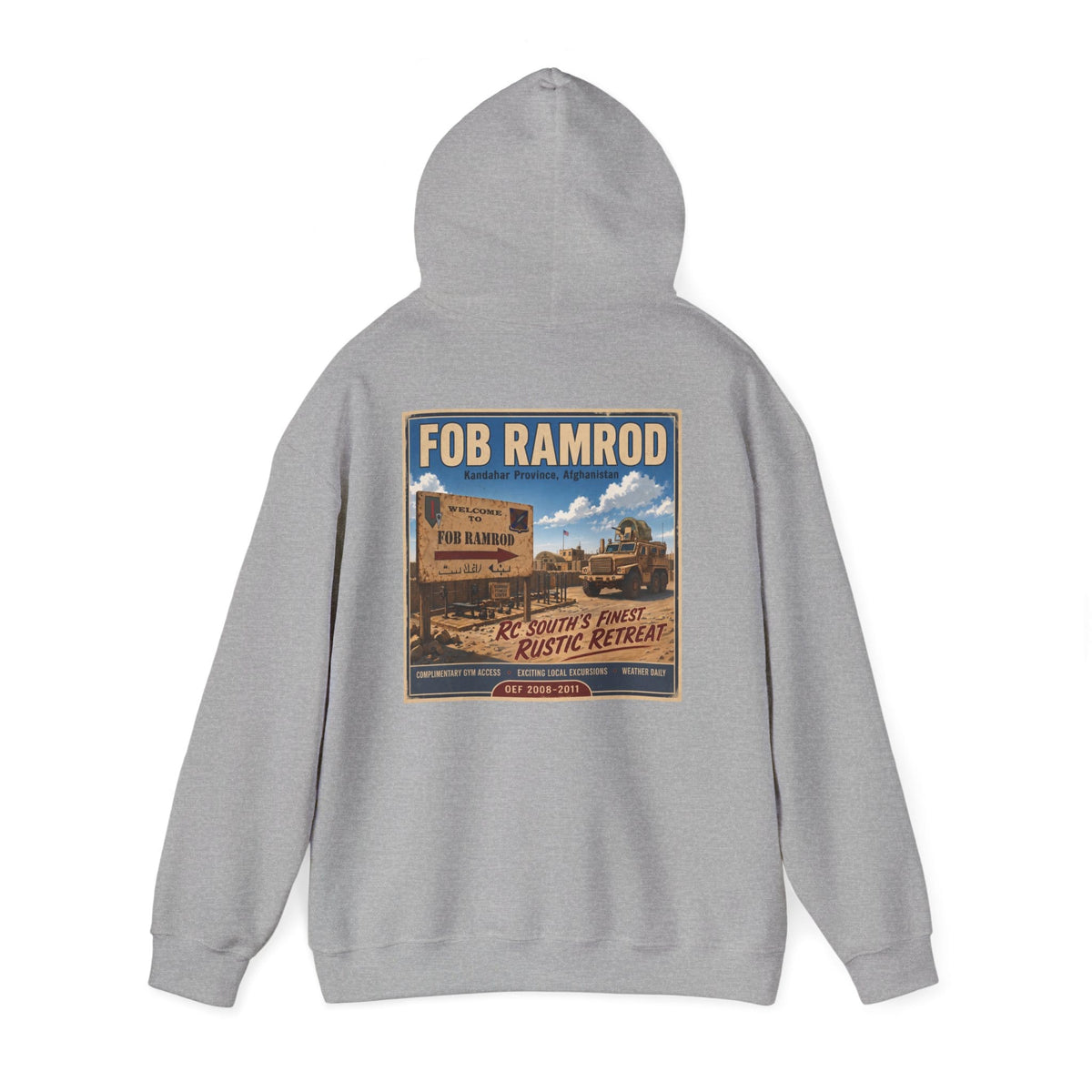 K-Factor Supply Co FOB Ramrod Travel [Back Print] Hoodie