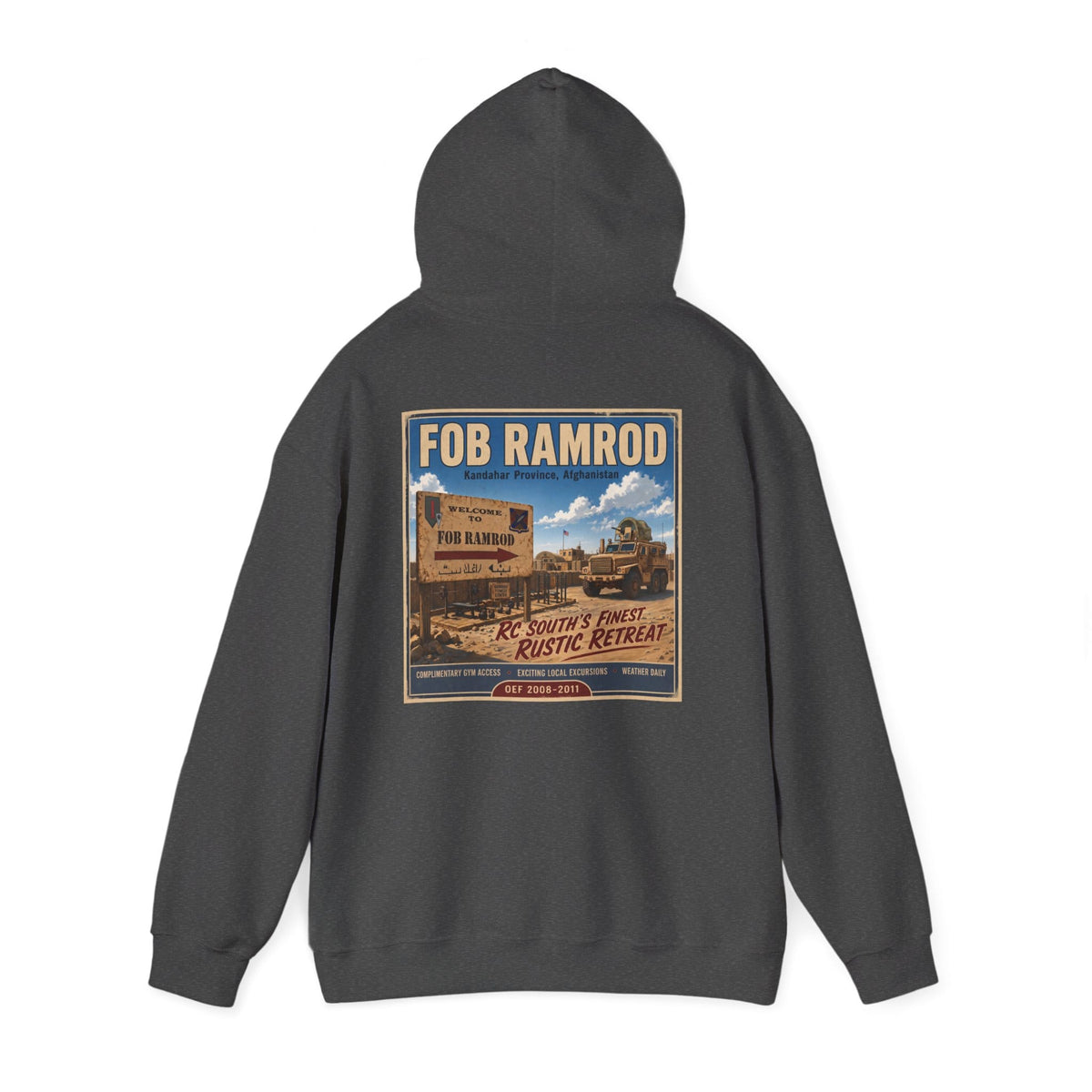 K-Factor Supply Co FOB Ramrod Travel [Back Print] Hoodie