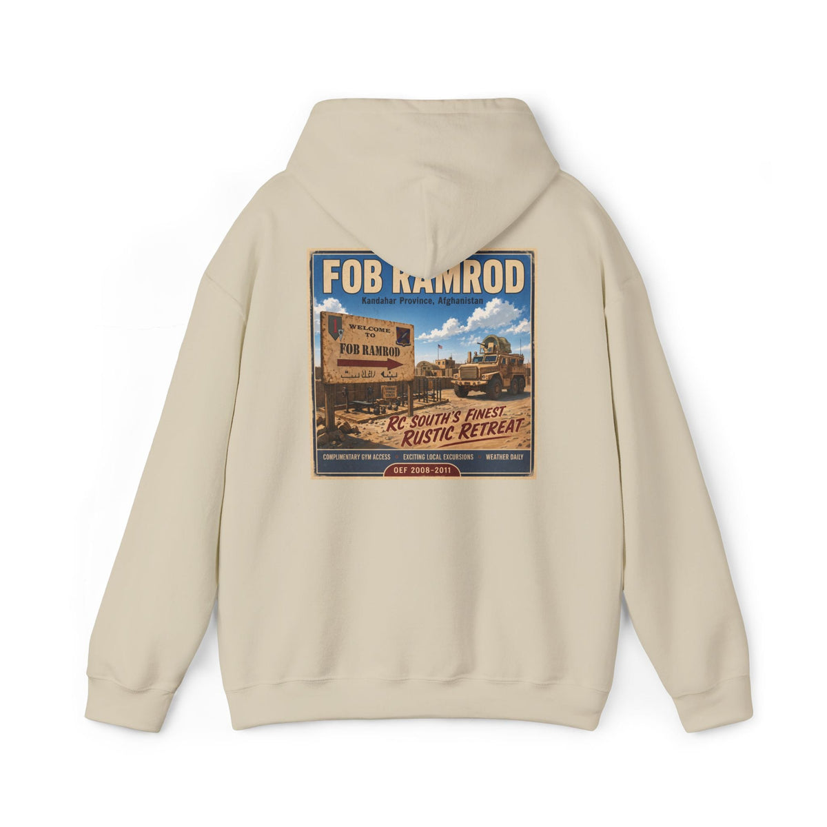 K-Factor Supply Co FOB Ramrod Travel [Back Print] Hoodie