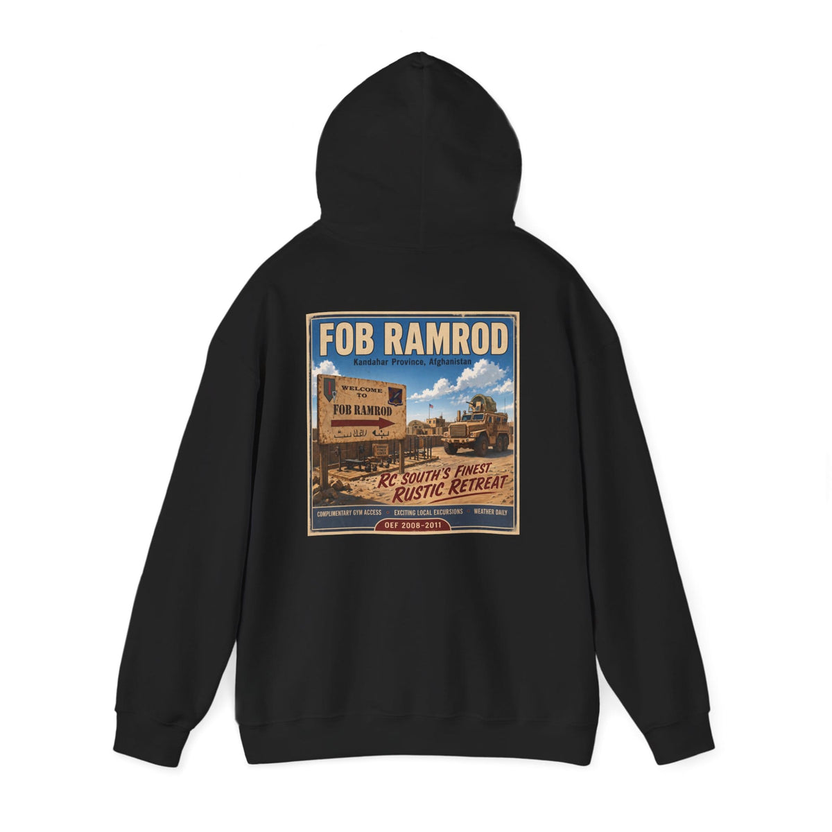 K-Factor Supply Co FOB Ramrod Travel [Back Print] Hoodie