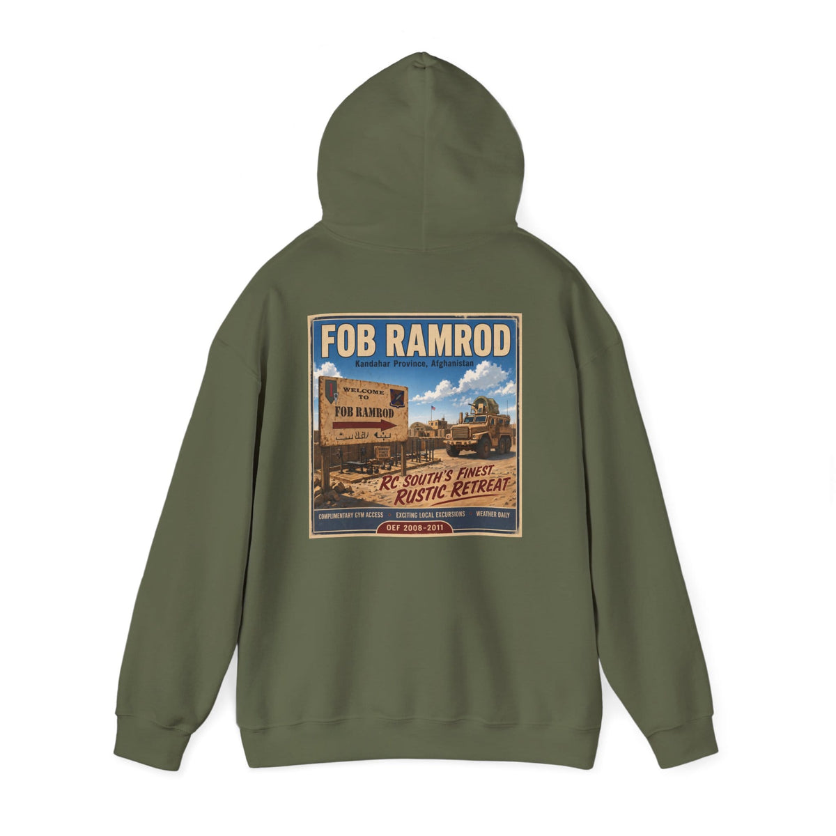 K-Factor Supply Co FOB Ramrod Travel [Back Print] Hoodie