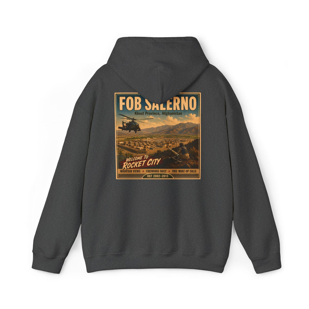 K-Factor Supply Co FOB Salerno Travel (Back Print) Hoodie