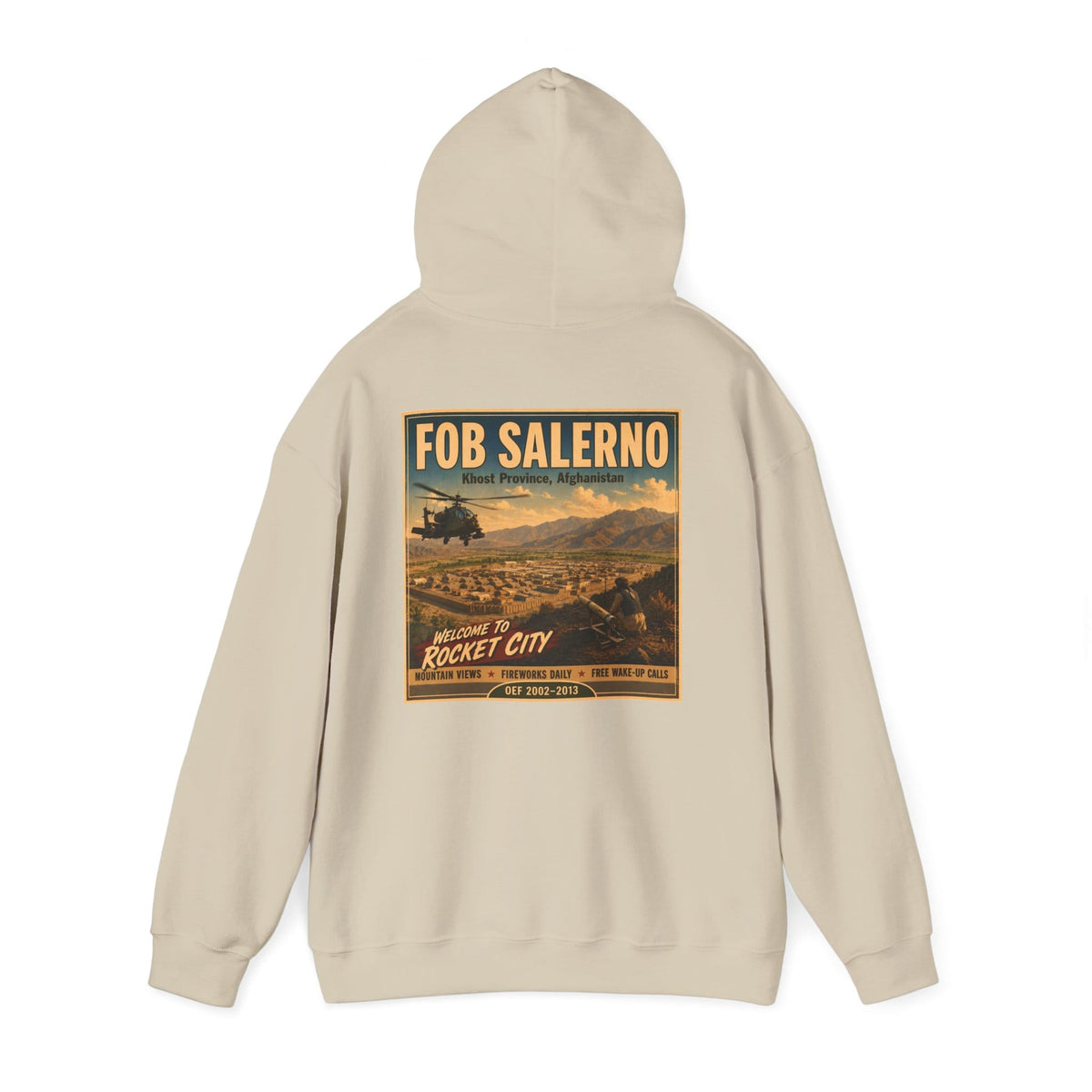 K-Factor Supply Co FOB Salerno Travel (Back Print) Hoodie