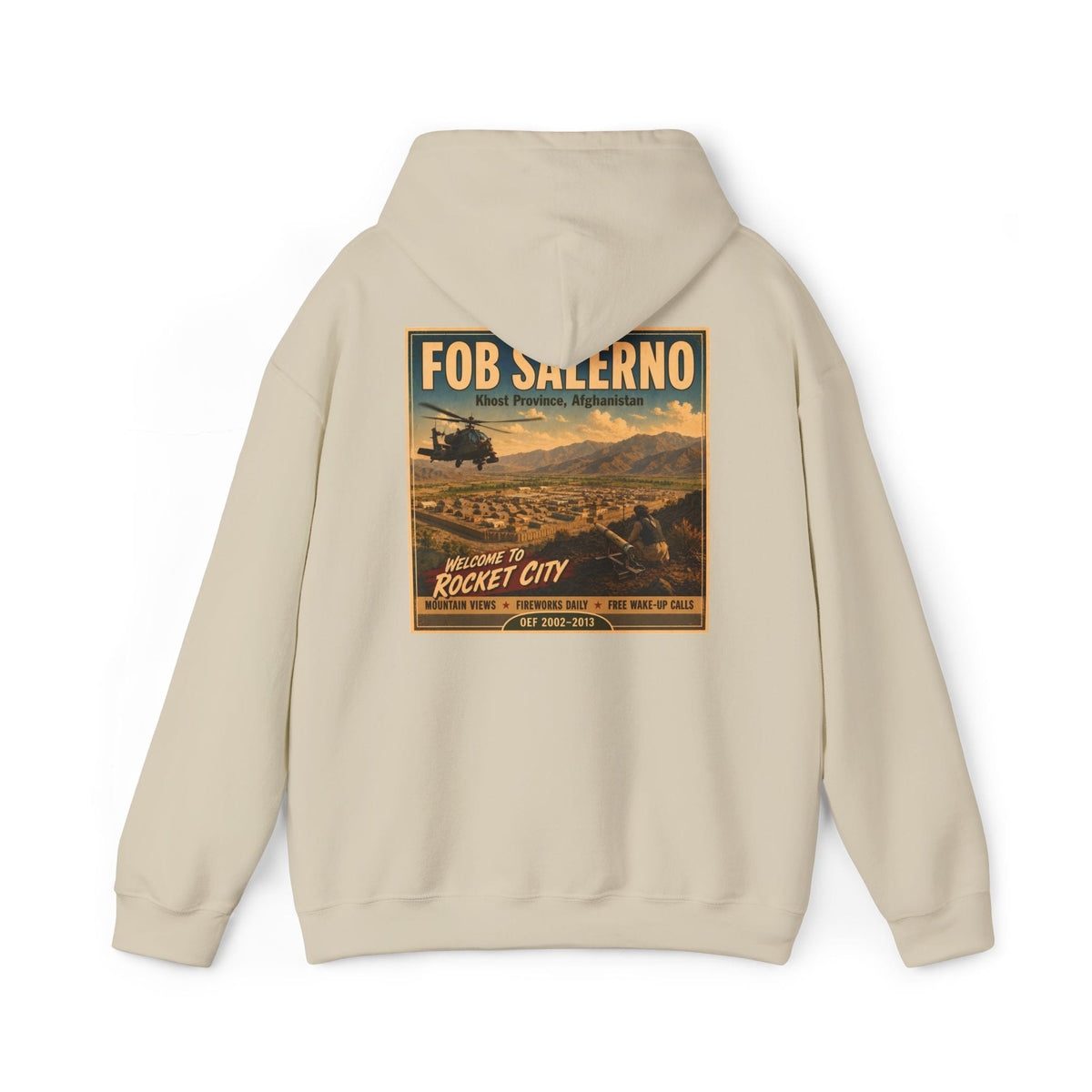 K-Factor Supply Co FOB Salerno Travel (Back Print) Hoodie