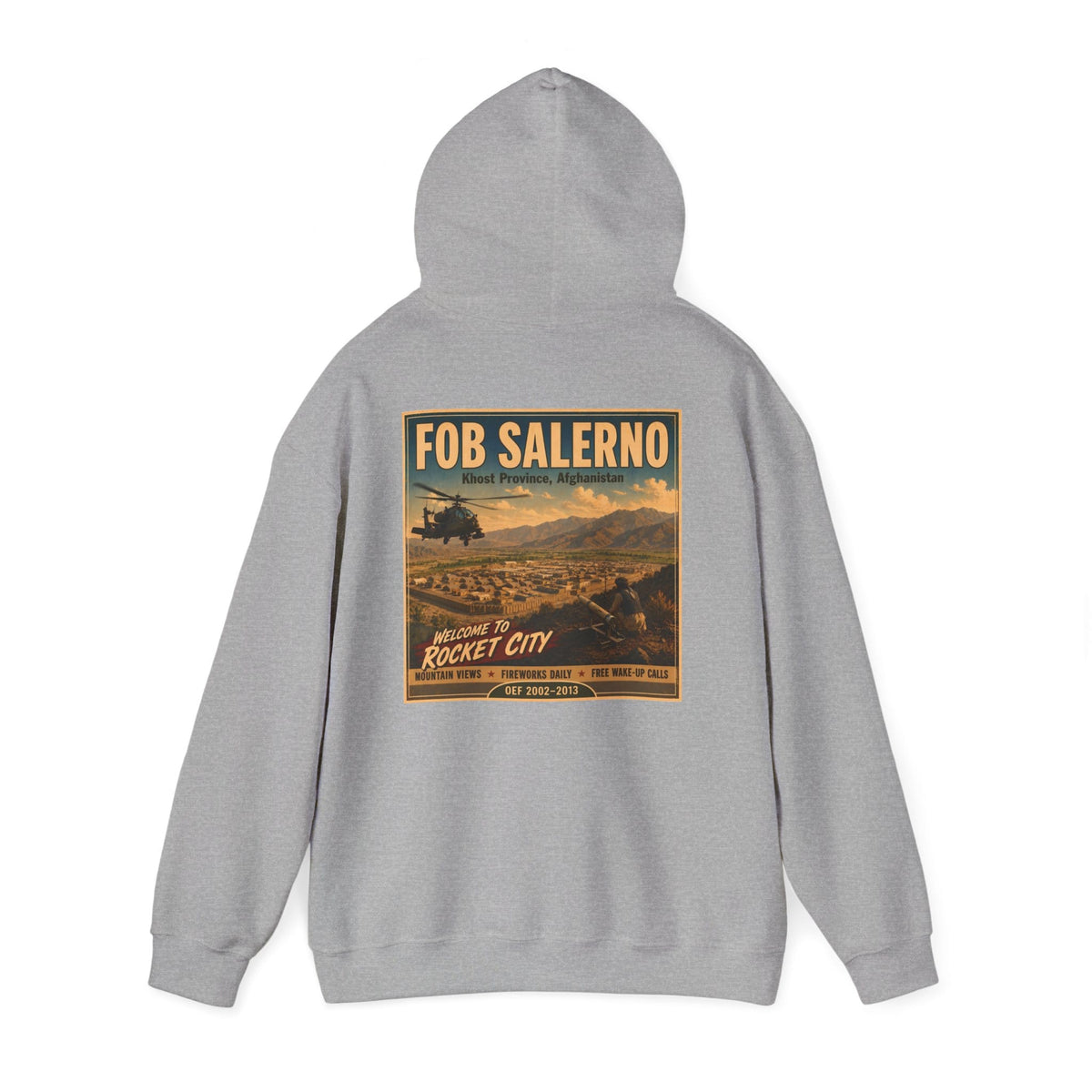 K-Factor Supply Co FOB Salerno Travel (Back Print) Hoodie