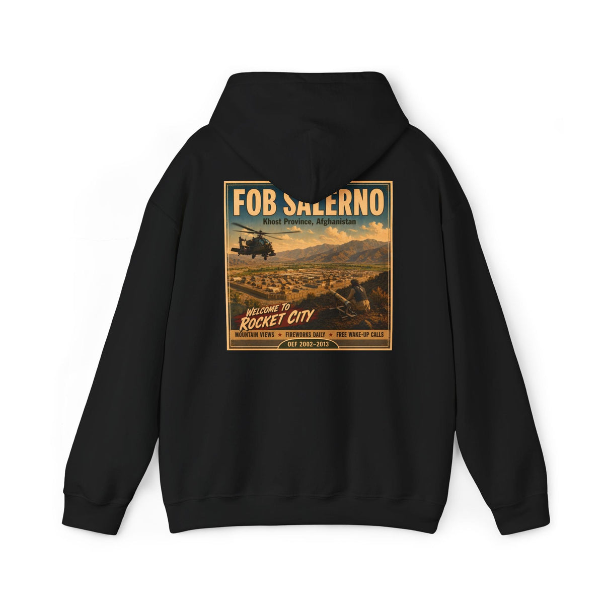 K-Factor Supply Co FOB Salerno Travel (Back Print) Hoodie