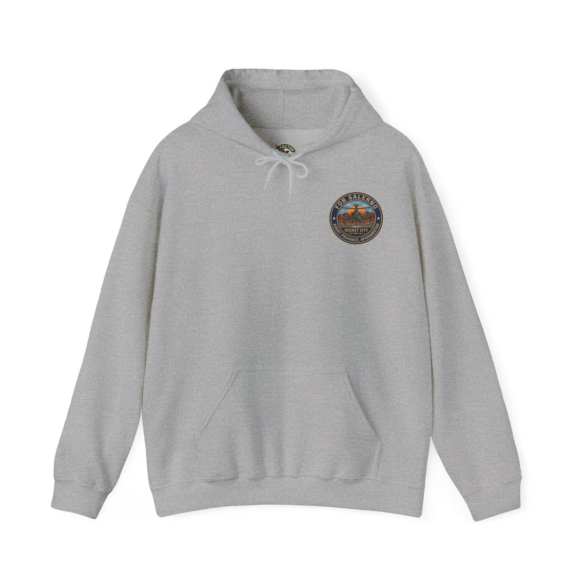 K-Factor Supply Co FOB Salerno Travel (Back Print) Hoodie