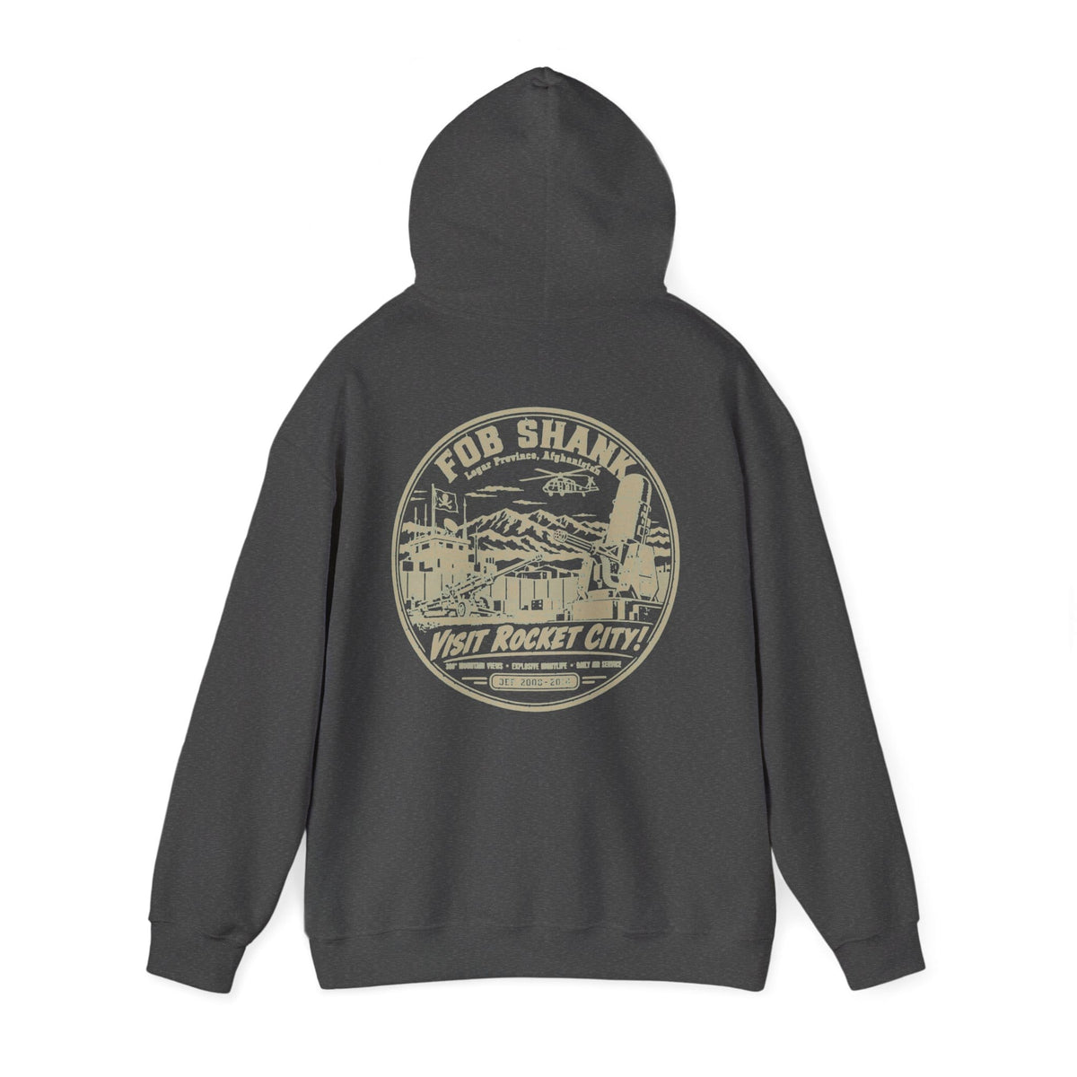 K-Factor Supply Co FOB Shank Rocket City [Back Print] Hoodie