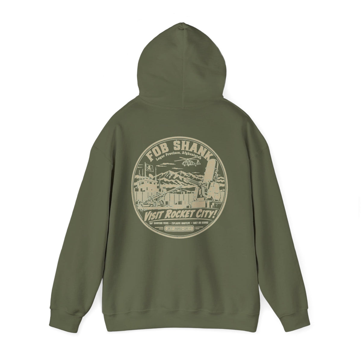 K-Factor Supply Co FOB Shank Rocket City [Back Print] Hoodie
