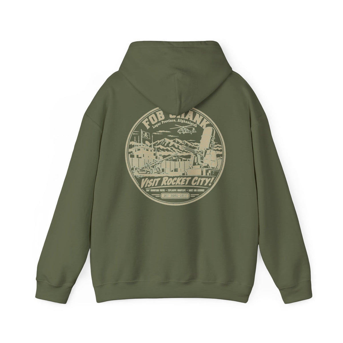 K-Factor Supply Co FOB Shank Rocket City [Back Print] Hoodie