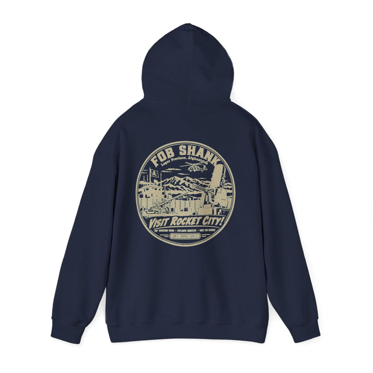 K-Factor Supply Co FOB Shank Rocket City [Back Print] Hoodie