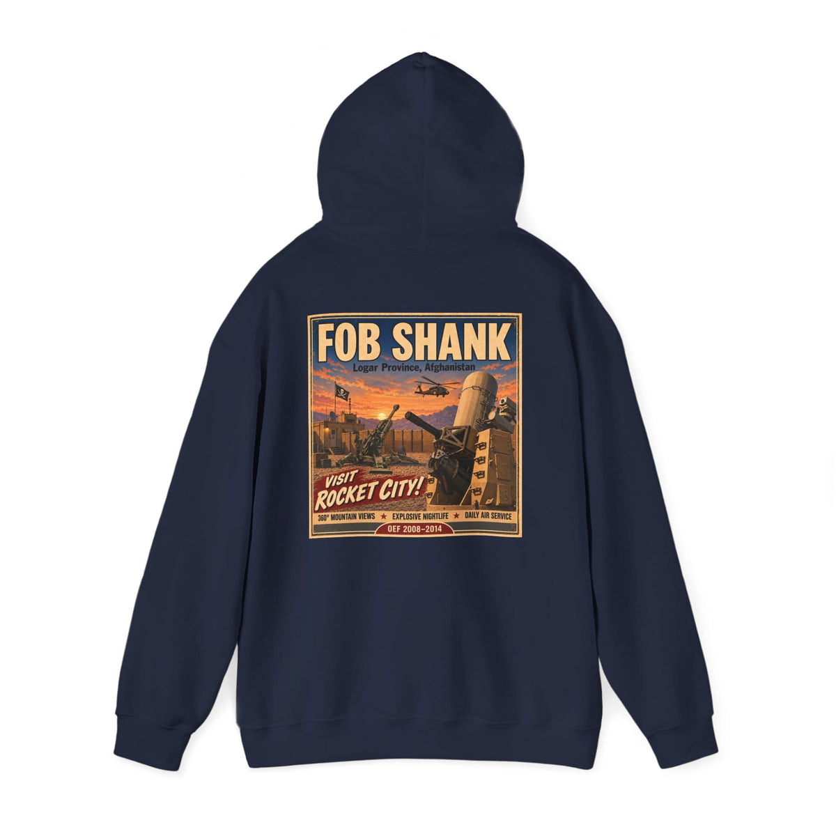 K-Factor Supply Co FOB Shank Travel [Back Print] Hoodie