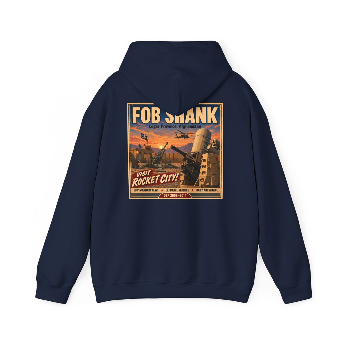 K-Factor Supply Co FOB Shank Travel [Back Print] Hoodie