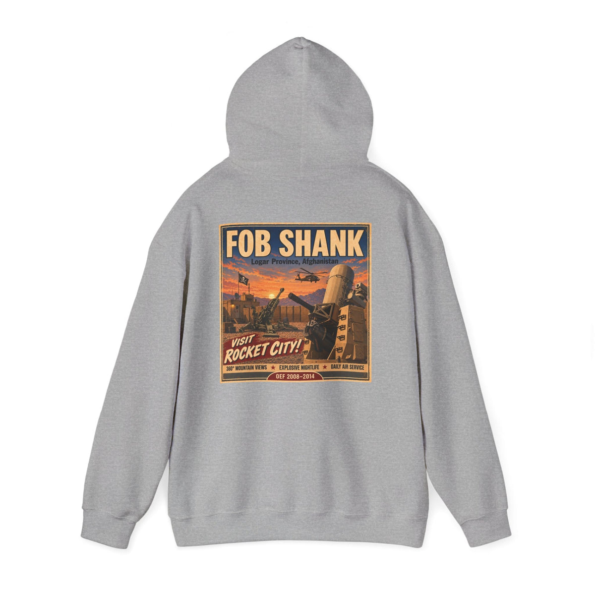 K-Factor Supply Co FOB Shank Travel [Back Print] Hoodie