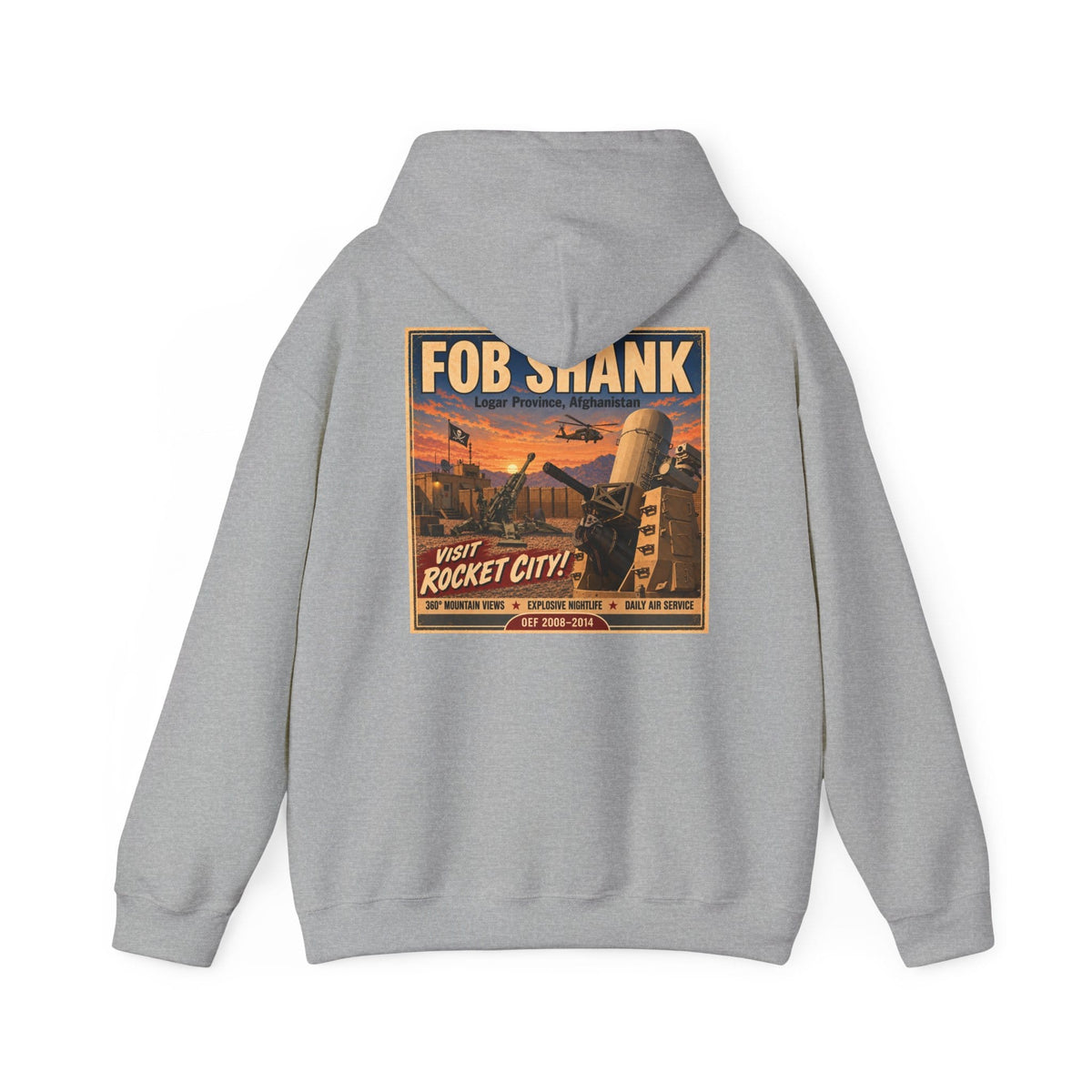 K-Factor Supply Co FOB Shank Travel [Back Print] Hoodie