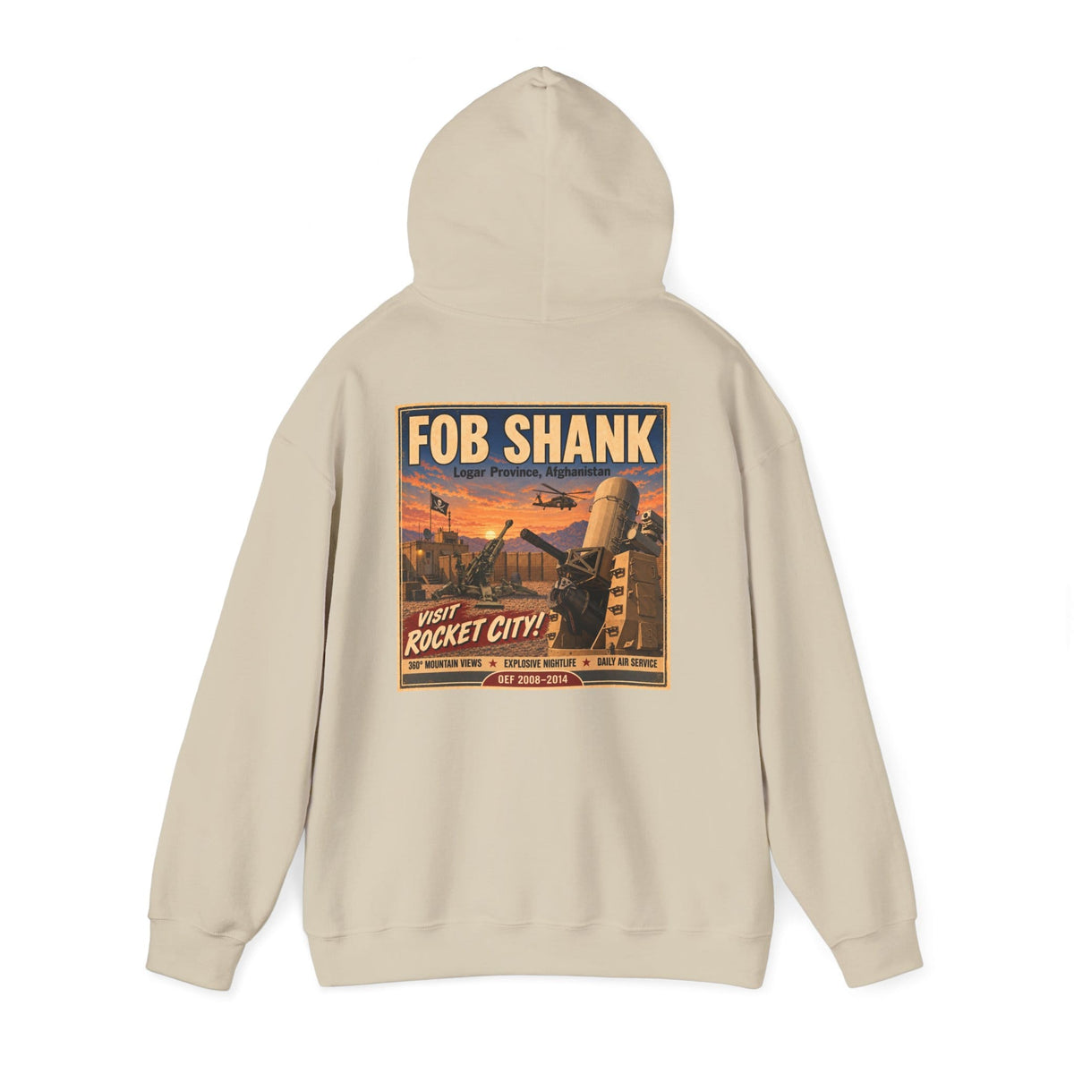 K-Factor Supply Co FOB Shank Travel [Back Print] Hoodie