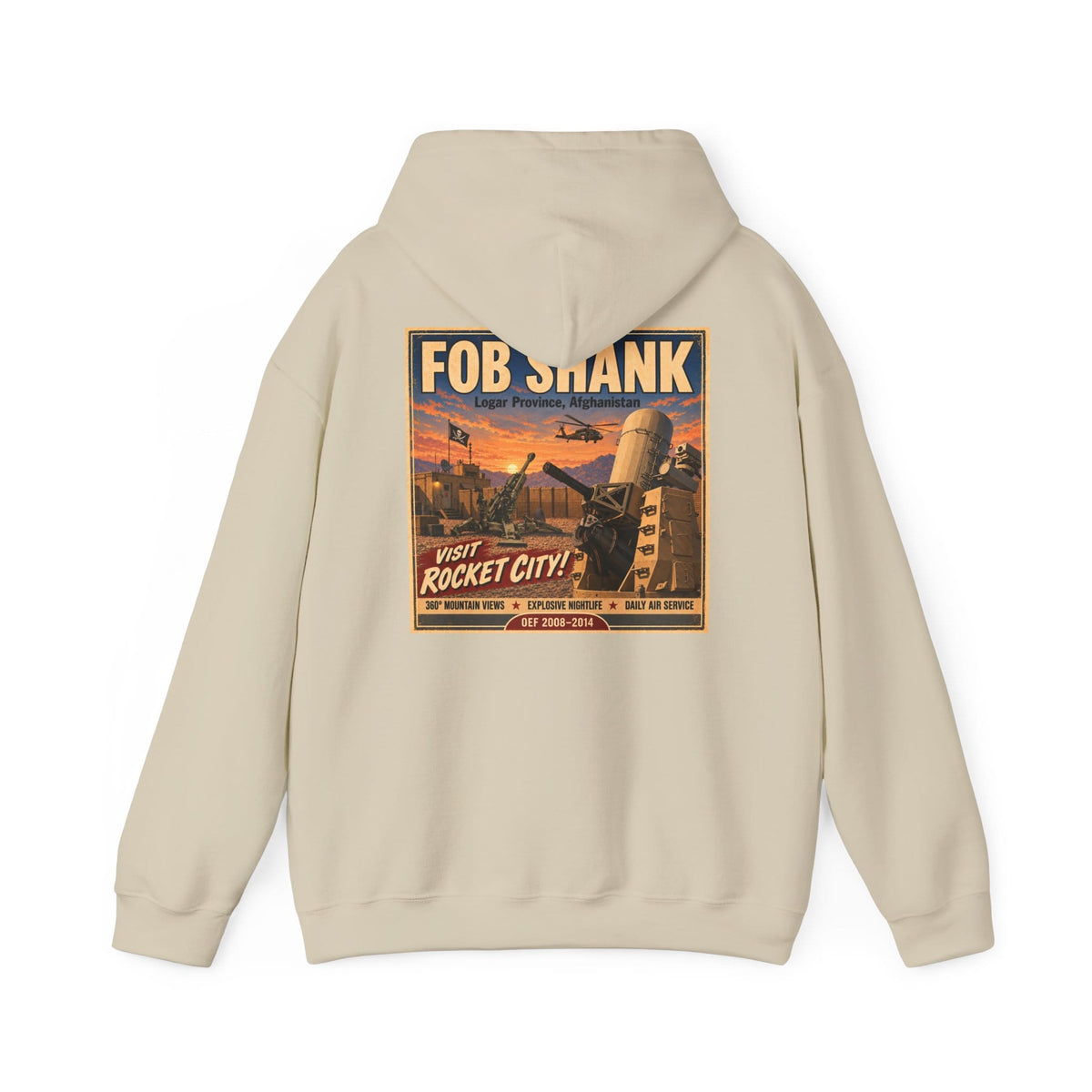 K-Factor Supply Co FOB Shank Travel [Back Print] Hoodie