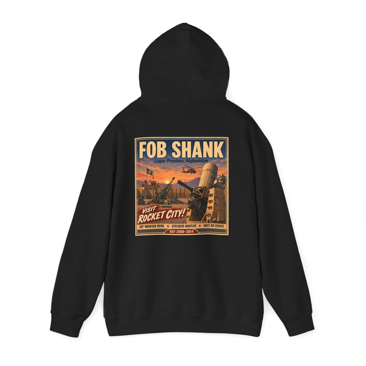 K-Factor Supply Co FOB Shank Travel [Back Print] Hoodie