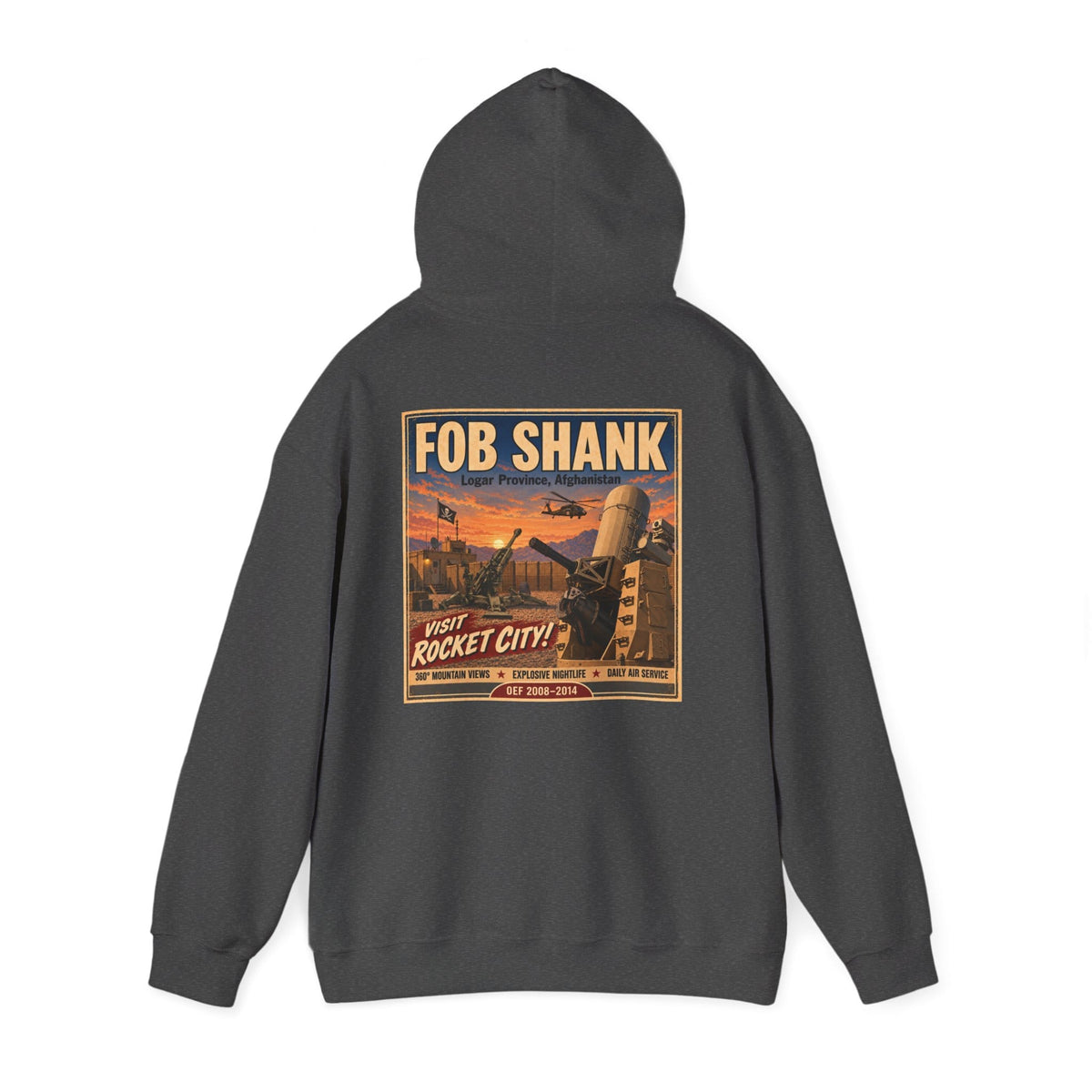 K-Factor Supply Co FOB Shank Travel [Back Print] Hoodie
