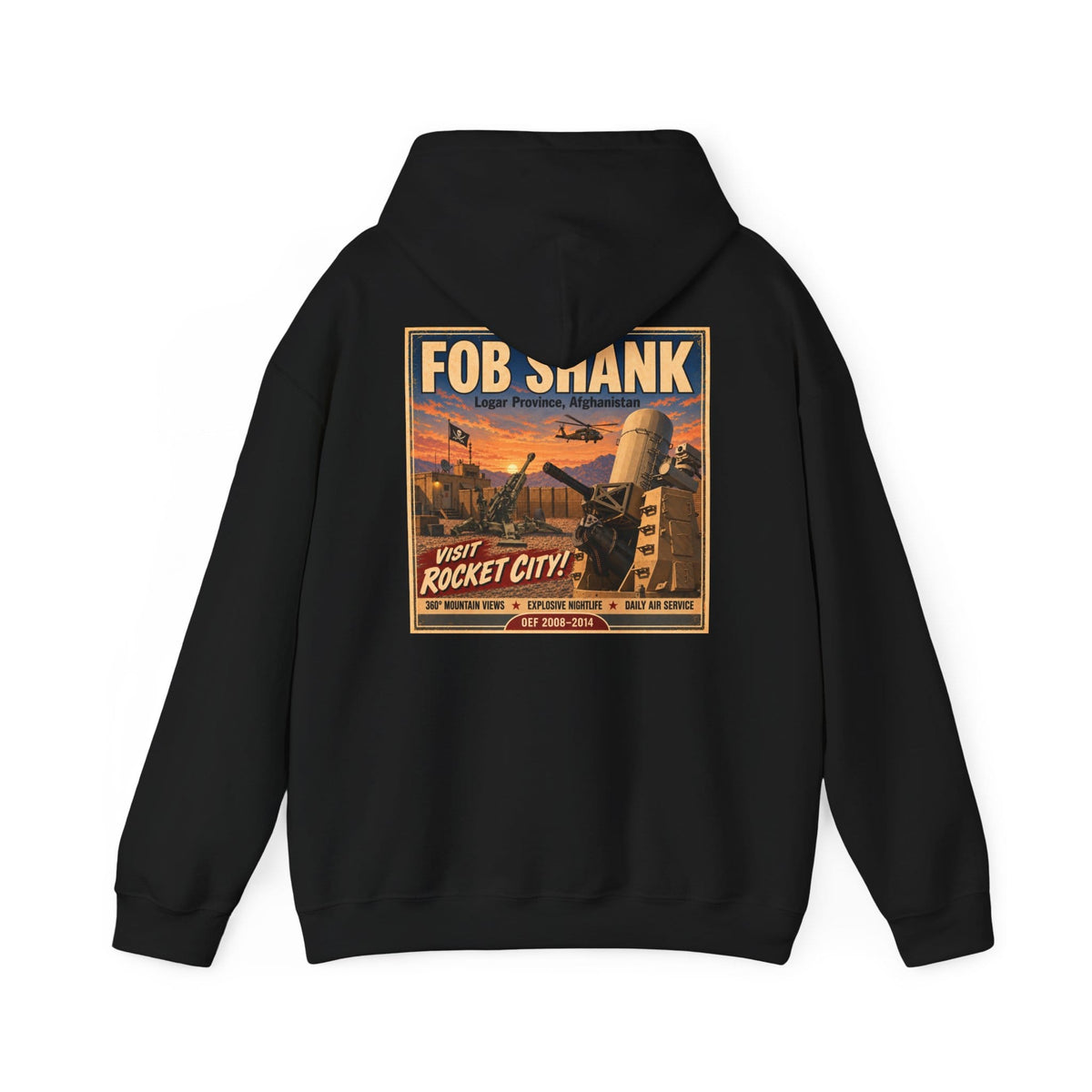 K-Factor Supply Co FOB Shank Travel [Back Print] Hoodie