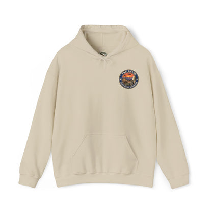 K-Factor Supply Co FOB Shank Travel [Back Print] Hoodie Sand / S