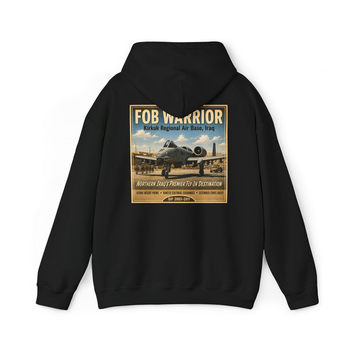K-Factor Supply Co FOB Warrior (Kirkuk) [Back Print] Hoodie