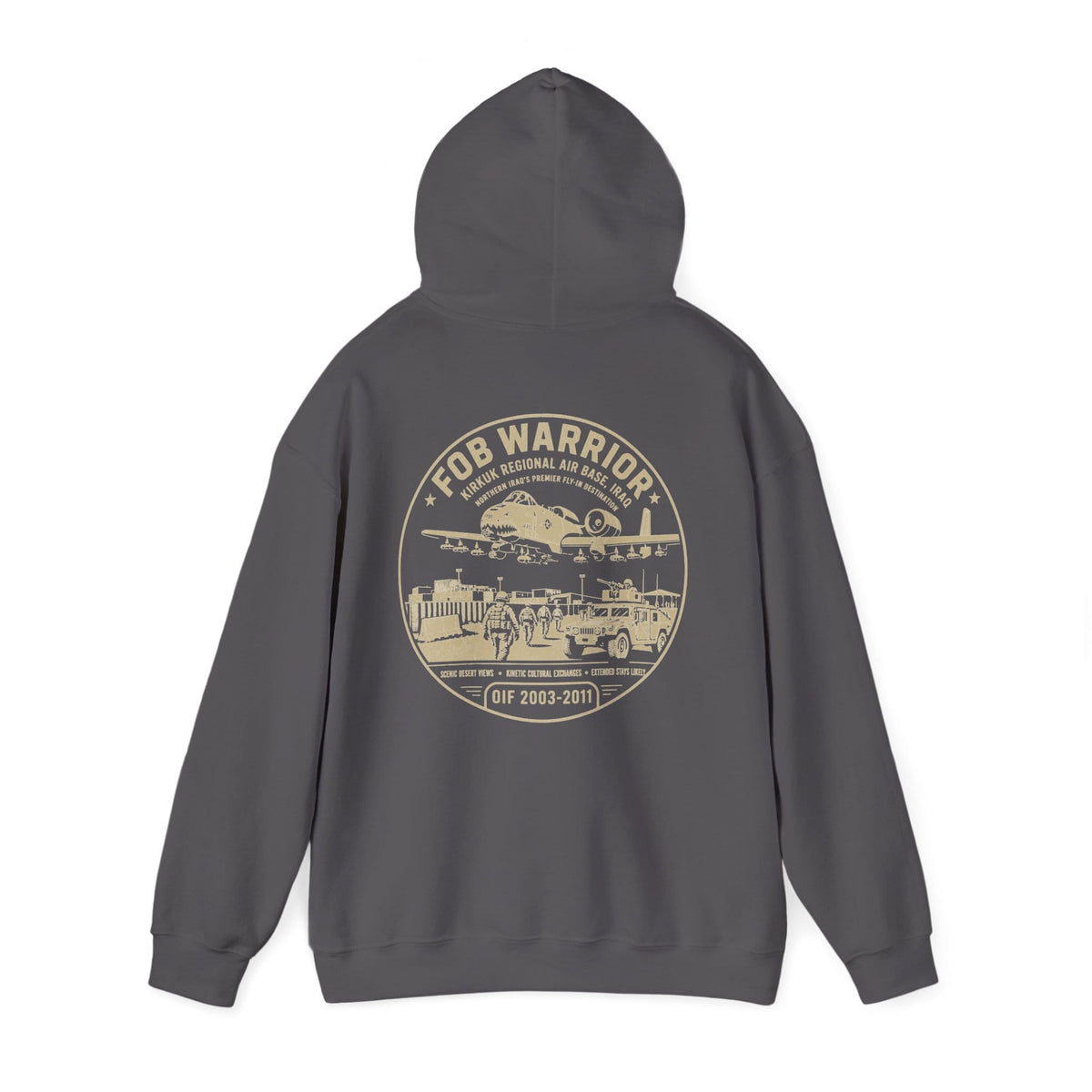 K-Factor Supply Co FOB Warrior (Kirkuk) [Back Print] Hoodie