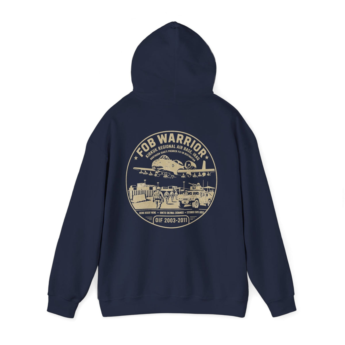 K-Factor Supply Co FOB Warrior (Kirkuk) [Back Print] Hoodie